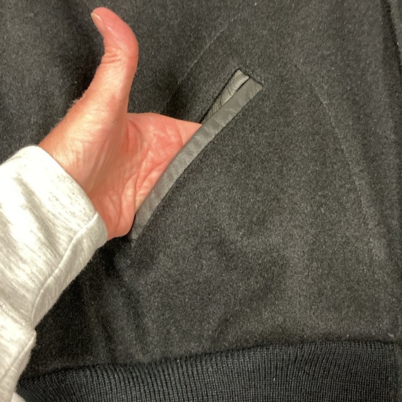 Vintage TM Athletics USA Wool Leather Varsity Jacket in Black, Men's siz… - Picture 4 of 8